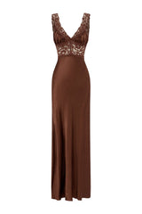 Eveline Dress Cacao — packshot