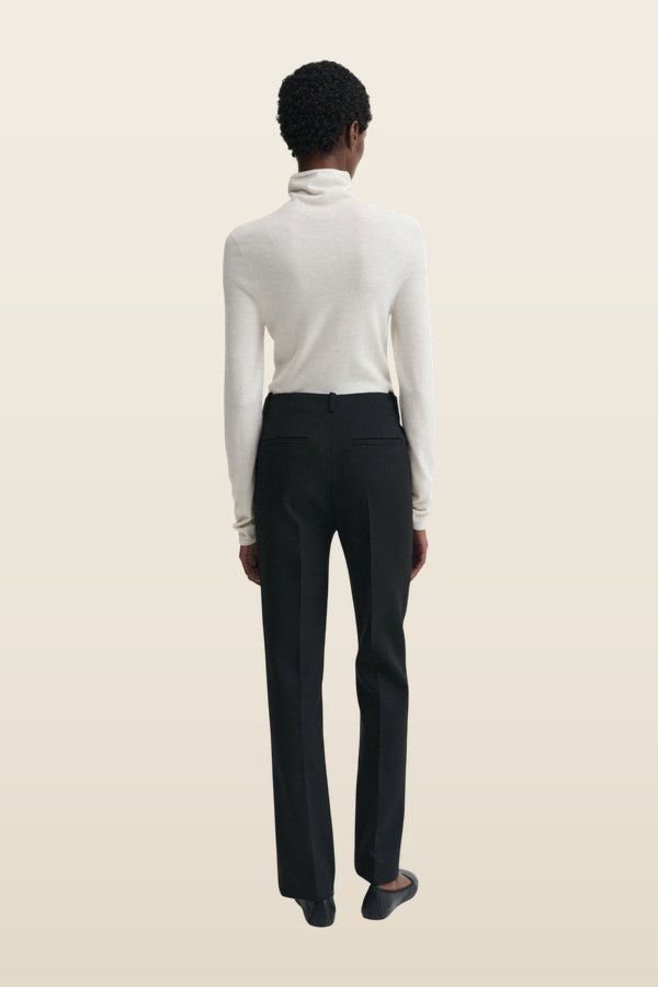 Farra Turtleneck Top, — model back