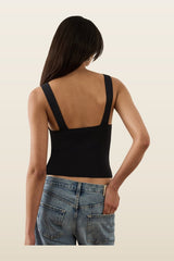 Fitted Cami Top — model back