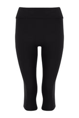 Foldover Jersey Capri Leggings — packshot
