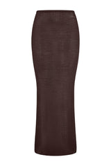Fontelina Skirt - Espresso Treble Knit — packshot
