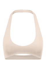Form Halter Crop | Fawn — packshot