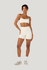 Form Invisible Scrunch High Waist Shorts | Vanilla — model front