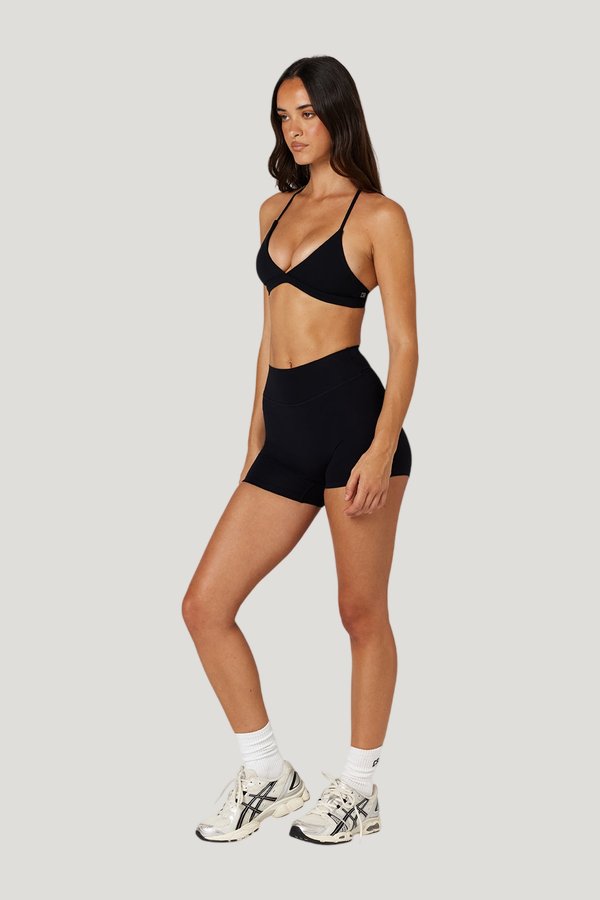 Form Invisible Scrunch Shorts — model side