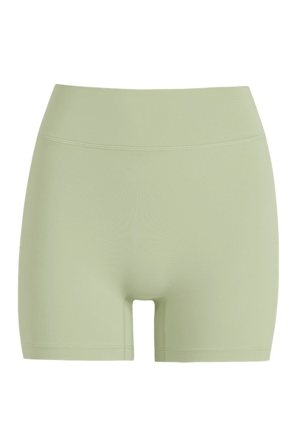 Form Invisible Scrunch Shorts | Soft Matcha — packshot