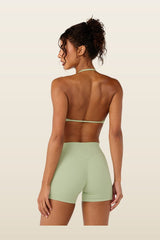 Form Micro Crop | Soft Matcha — model back