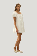 Galle Mini Dress Ixora Lace — model side