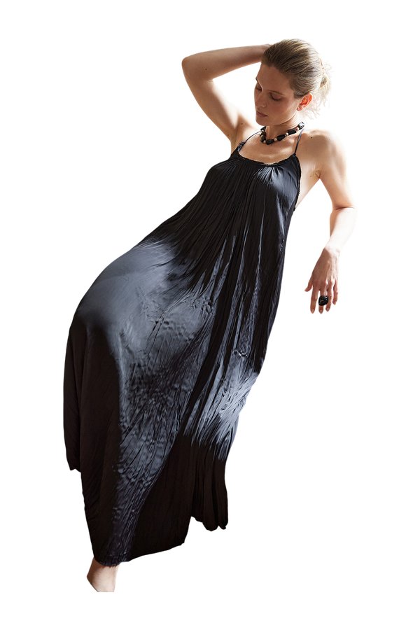 Gathered Volume Strap Dress — packshot