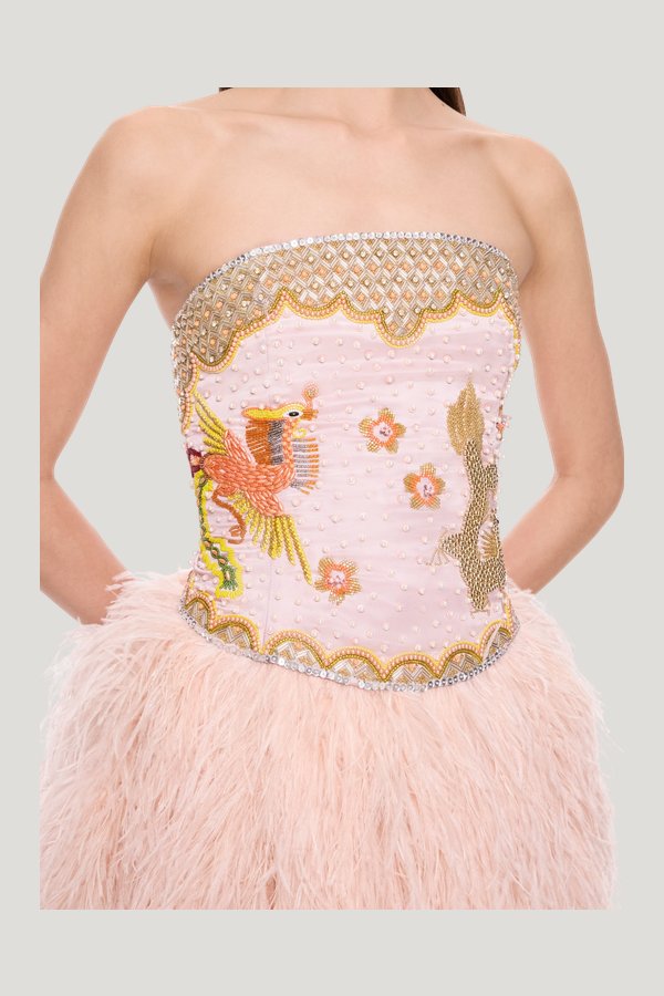 Gemini Corset — model side