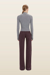 Georgia Jumper In Grey Marl — model back
