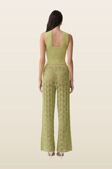 Glinda Crochet Pants — model back