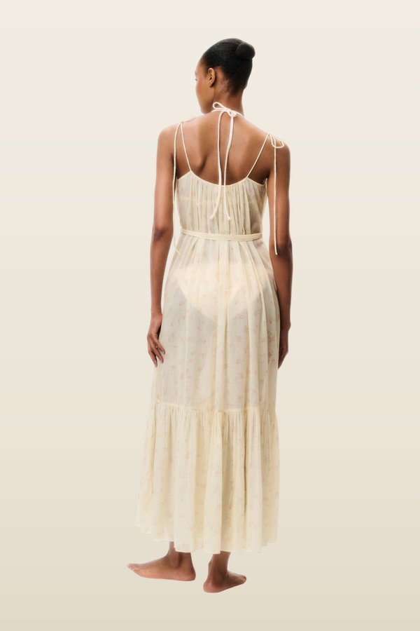 Hale Cotton Cover-Up Dress — model back