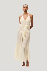 Hale Cotton Cover-Up Dress — model front