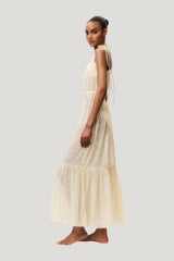 Hale Cotton Cover-Up Dress — model side
