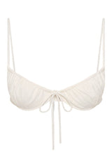Halo Bikini Top Broderie Anglaise — packshot