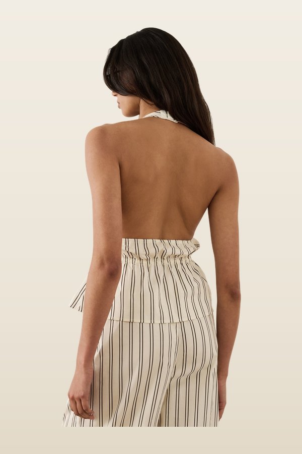 Halter Back Top — model back