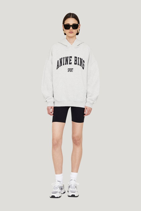 Harvey Sweatshirt - Heather Grey — model front