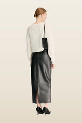 HEIKE Cashmere cardigan — model back