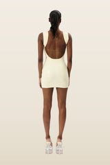 Hollywood Latex Dress — model back