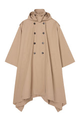 Hooded cape trenchcoat — packshot