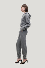 Lana Hoodie In Mid — model side