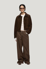 Hunter Suede Jacket — model front