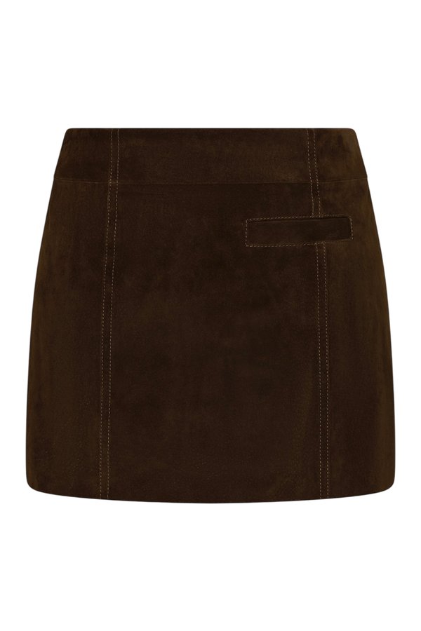 Hunter Suede Mini Skirt — packshot