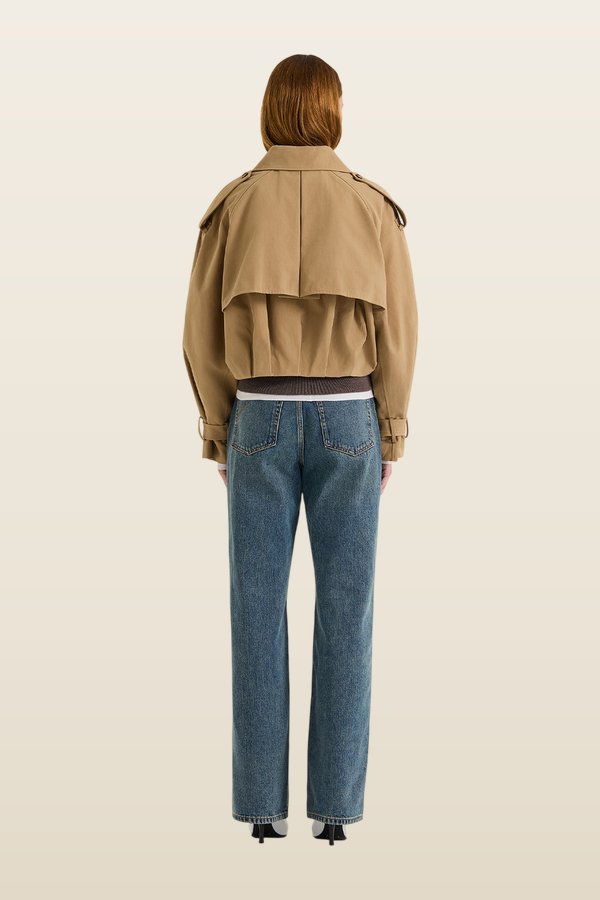 Indie Trench — model back