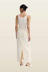Indy Rib Top, — model back