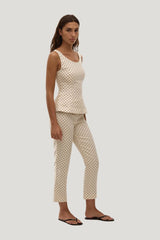 Iria Top Lola Polka Dot — model side
