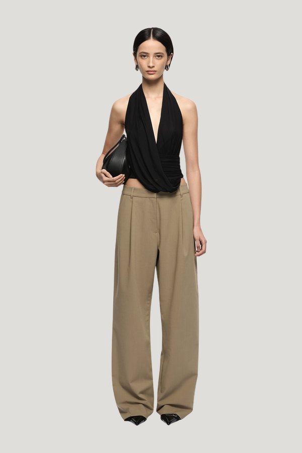 Iris Halter Top — model front