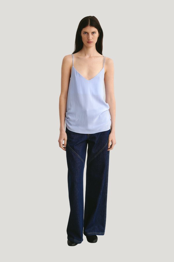 Iza Silk Cami — model front