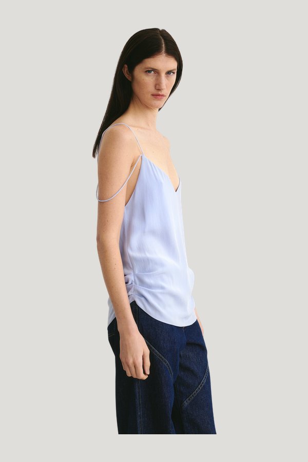 Iza Silk Cami — model side