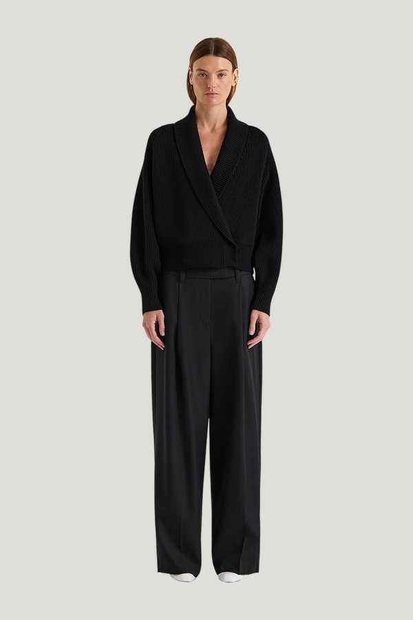 Jade Knit Jumper — model front