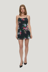 Josie Floral Mini Dress - Bouquet — model front