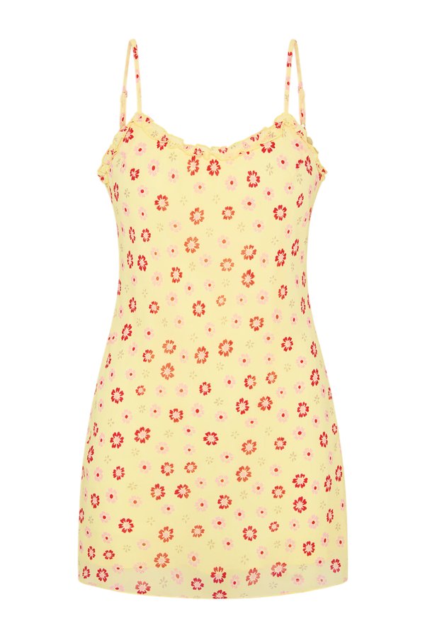 Josie Floral Mini Dress - Sparklers — packshot