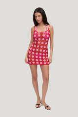 Julie Crochet Coverup - Crochet — model front