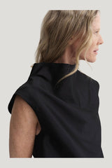 Kiera Organza Top, — model side
