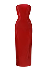 Killa dress in Red Patent — packshot