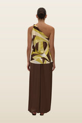 Kortez Top Mila Geometric Print — model back