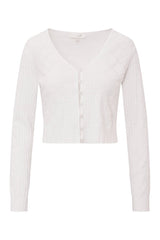 Laken Cotton Pointelle Cardigan — packshot