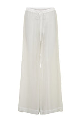 Leilani Sheer Drawstring Wide Leg Pants — packshot