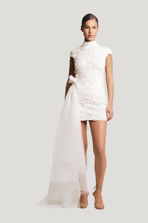 Like a Virgin dress in Innocent — model front