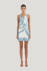 Lilou Halter Mini Dress — model front