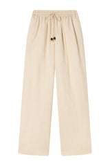 Linen Mix Tie Waist Trousers — packshot