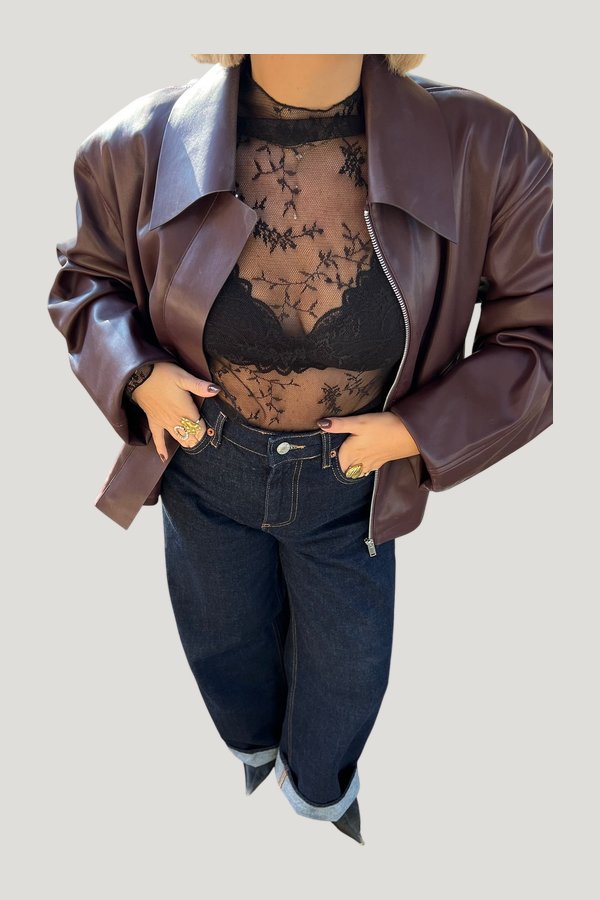 Long Sleeve Lace Top — extra