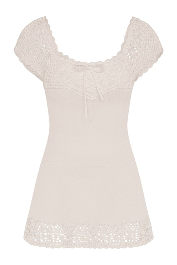 Lover Crochet Knit Mini Dress — packshot