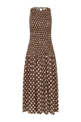 Luisa Midi Dress Cioccolato Dot — packshot