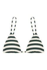 Lulu Bikini Top - Forest Stripe (Embodee™) — packshot