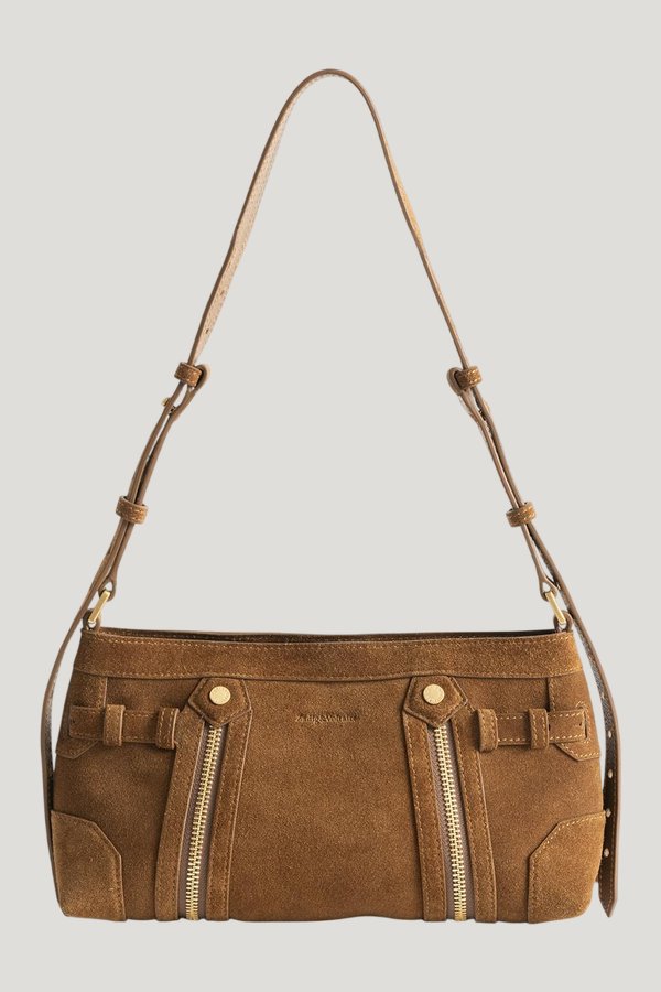 Madison Mini Suede Bag - One size — model front
